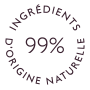99% d'ingrédients d'origine natuerelle